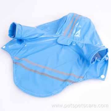 Summer Outdoor Pet Rain Coat Waterproof PU Raincoat